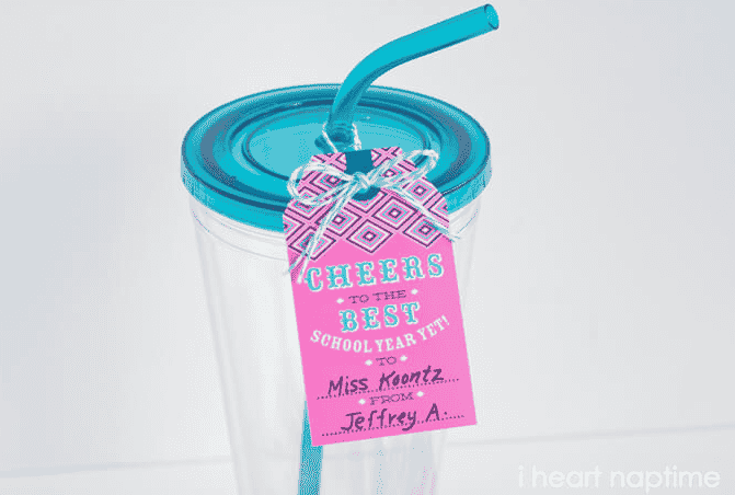 Cup with printable.
