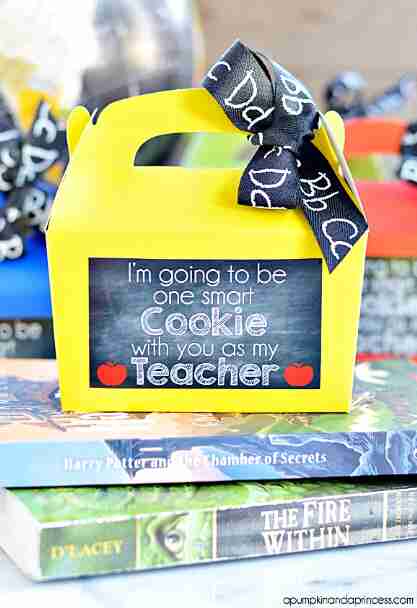 Cookie box with printable.