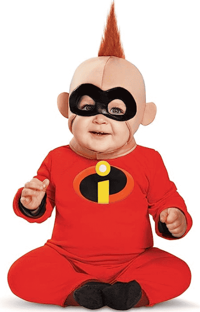Jack Jack costume on child.
