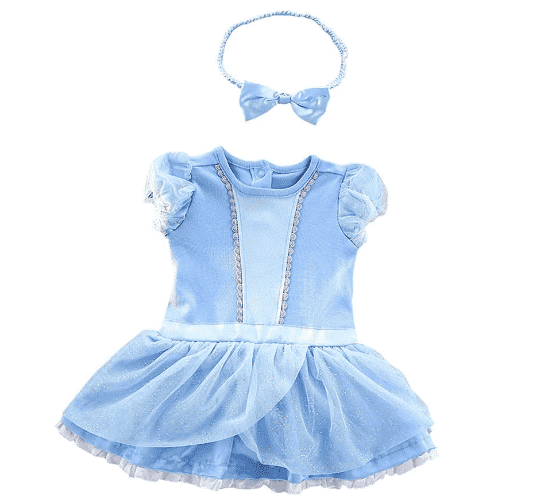 Cinderella costume with headband.