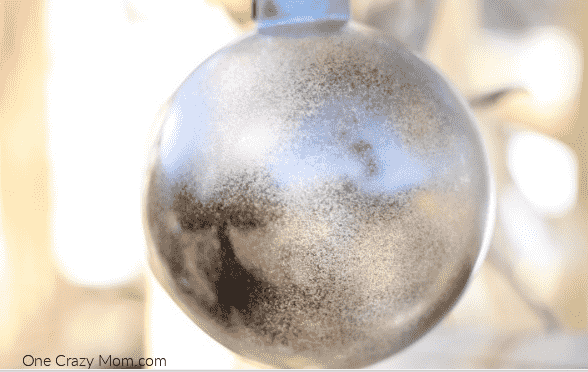 Ornament being painted.