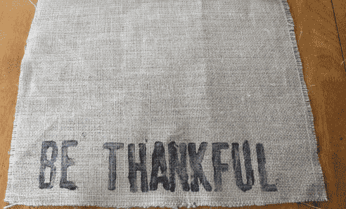 Placemat ready to use.