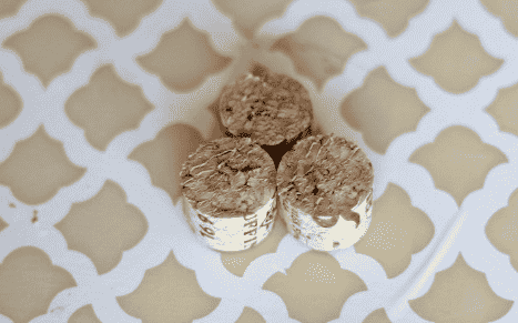 Corks together ready to make ornament.