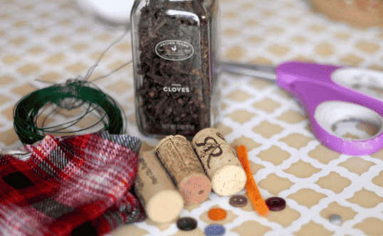 Supplies for ornaments.
