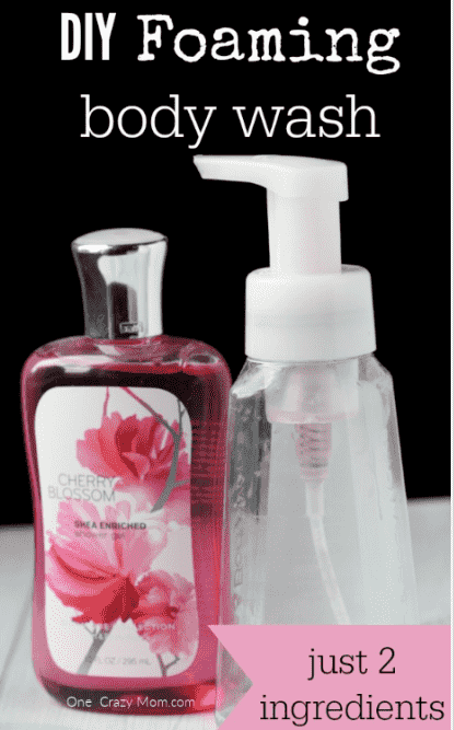 Foaming body wash ready to use.