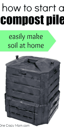 Compost bin ready to use.