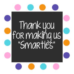 Printable for Thank you for making us smarties