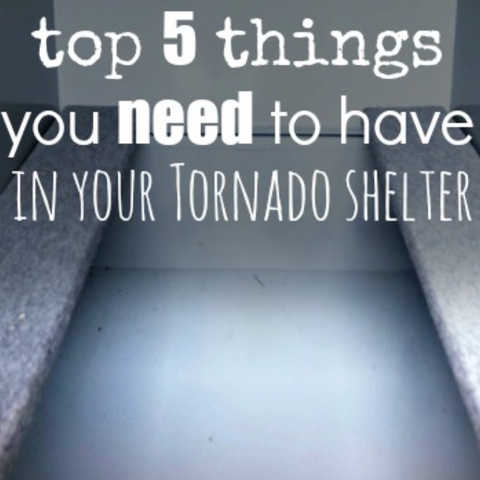 Learn what to put in a storm shelter so that you and your family will be prepared. We have the top 5 shelter items you need to have in your tornado shelter. Learn what to put in a storm shelter so that you and your family will be prepared. We have the top 5 shelter items you need to have in your tornado shelter.
