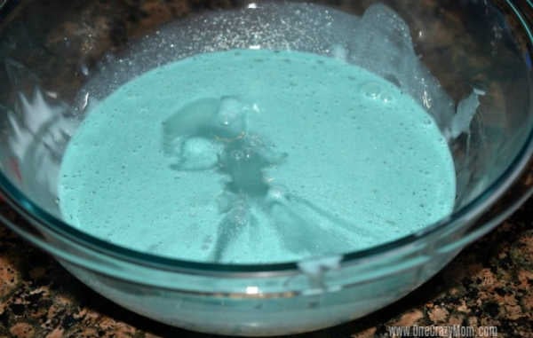 Mixture combined together in a bowl.