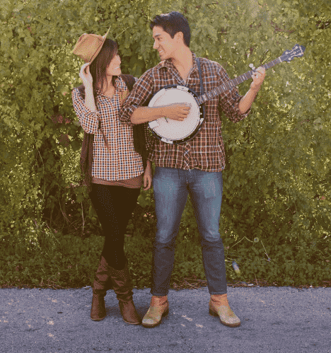 Cowboy and Cowgirl costumes.