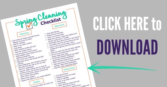 Are you ready to start Spring cleaning? Get this free spring cleaning checklist printable to help get you started and ensure you do not overlook anything! Are you ready to start Spring cleaning? Get this free spring cleaning checklist printable to help get you started and ensure you do not overlook anything!
