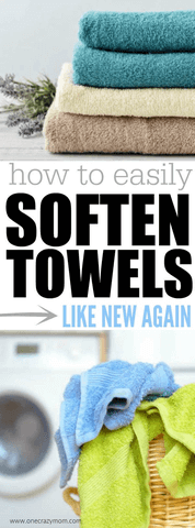 Freshen up old towels when you learn how to soften towels without fabric softener. How to soften towels with these 5 tips. How to remove the mildew smell. Freshen up old towels when you learn how to soften towels without fabric softener. How to soften towels with these 5 tips. How to remove the mildew smell.