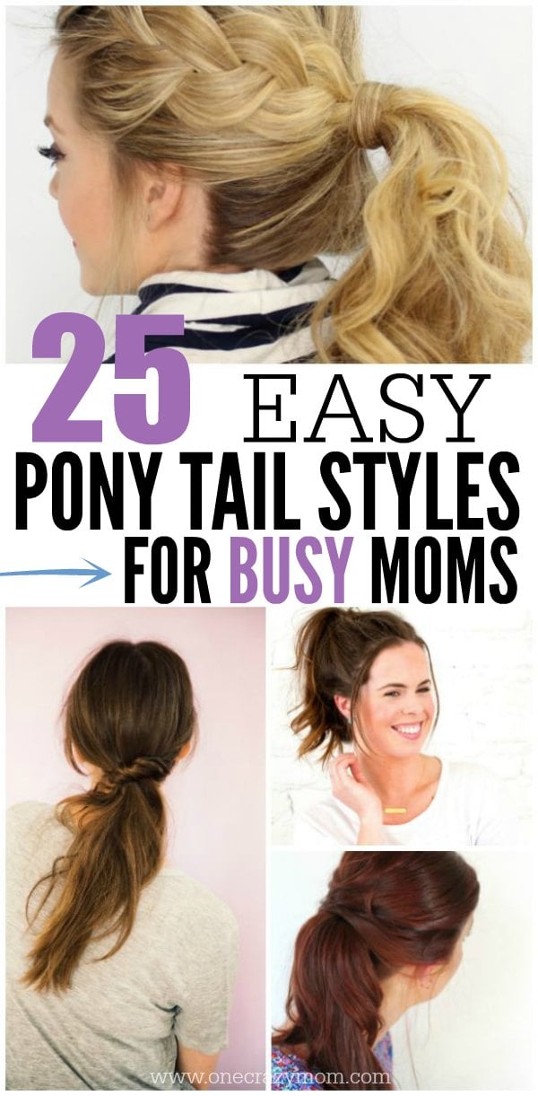 Find 25 quick and easy Ponytail Hairstyles for Busy Moms. Look fabulous with simple Ponytail Hairstyles for Moms. Try Quick and easy ponytail hairstyles. Find 25 quick and easy Ponytail Hairstyles for Busy Moms. Look fabulous with simple Ponytail Hairstyles for Moms. Try Quick and easy ponytail hairstyles.