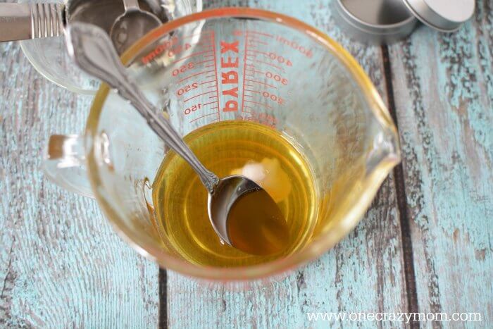 Mixture melted until smooth.