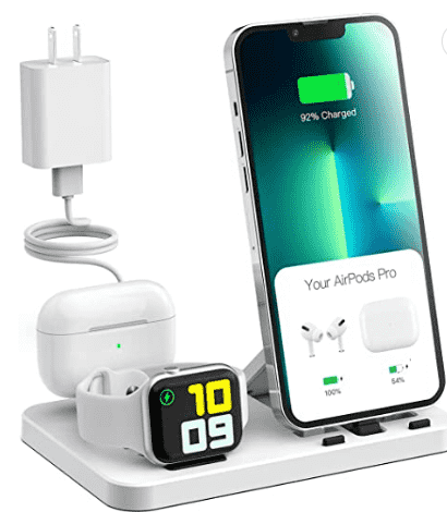 Charging station for apple devices.