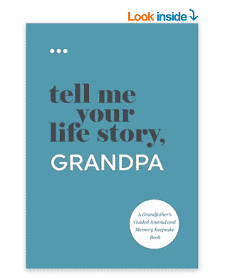 Life story book for Grandpa.