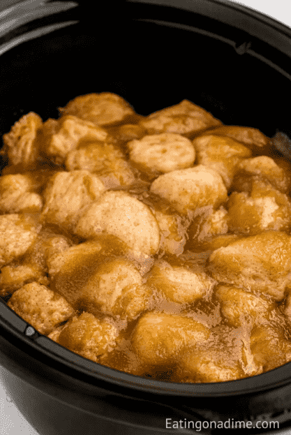 Monkey bread in slow cooker.