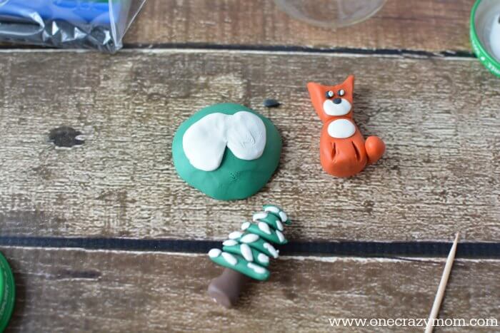 Fox added to tree scene.