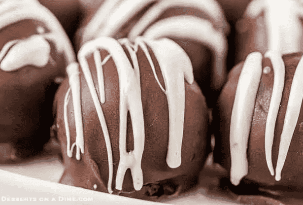 Oreo Balls up close.