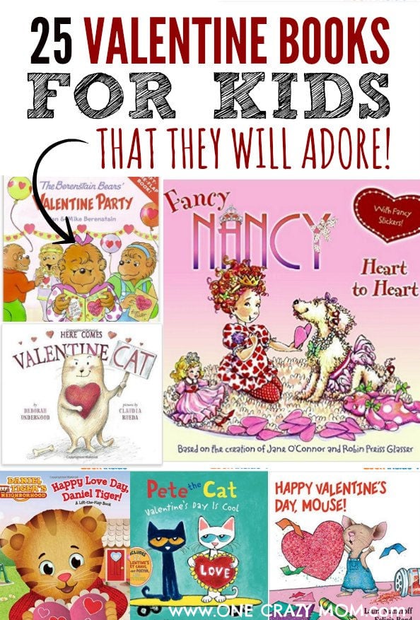Selection of Valentine's books.
