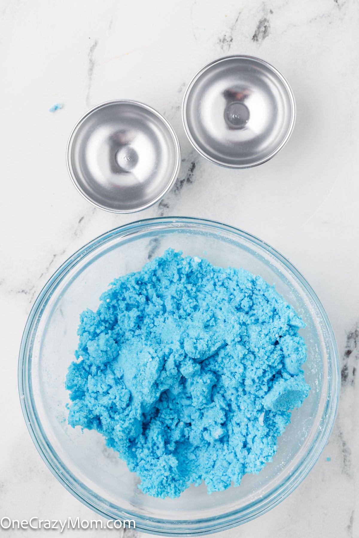 Food coloring combined into mixture.