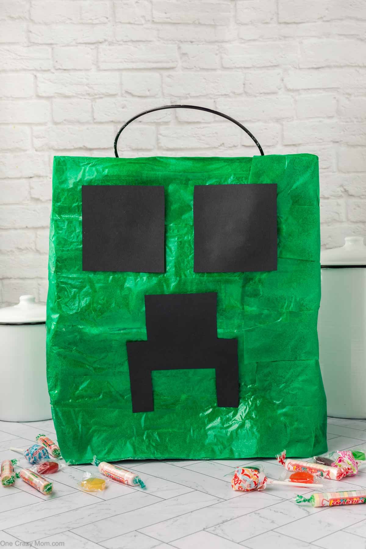 DIY Minecraft Pinata ready to use!