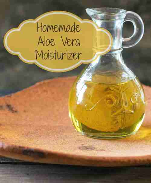 Aloe vera moisturizer in a bottle.