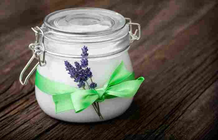Body Butter with Lavendar.