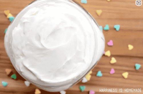 Body Butter beside confetti.