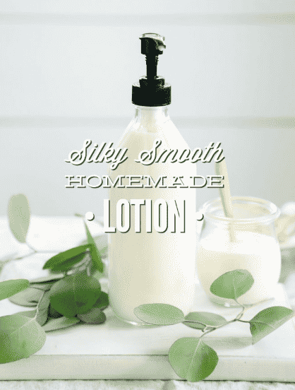 Lotion in a bottle.