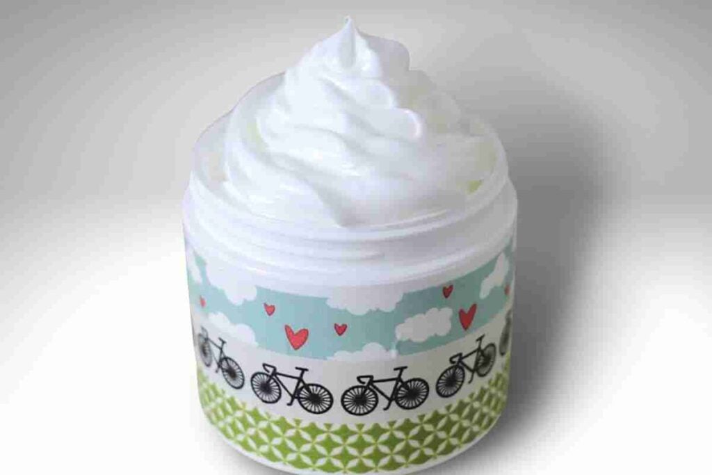 hand Lotion in a decorative jar.
