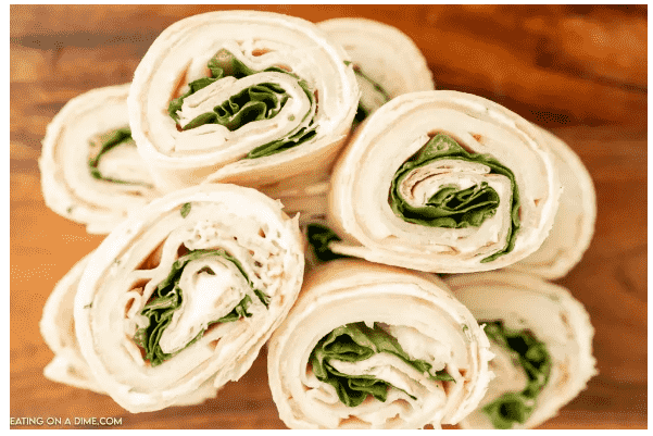 Pinwheels stacked together.