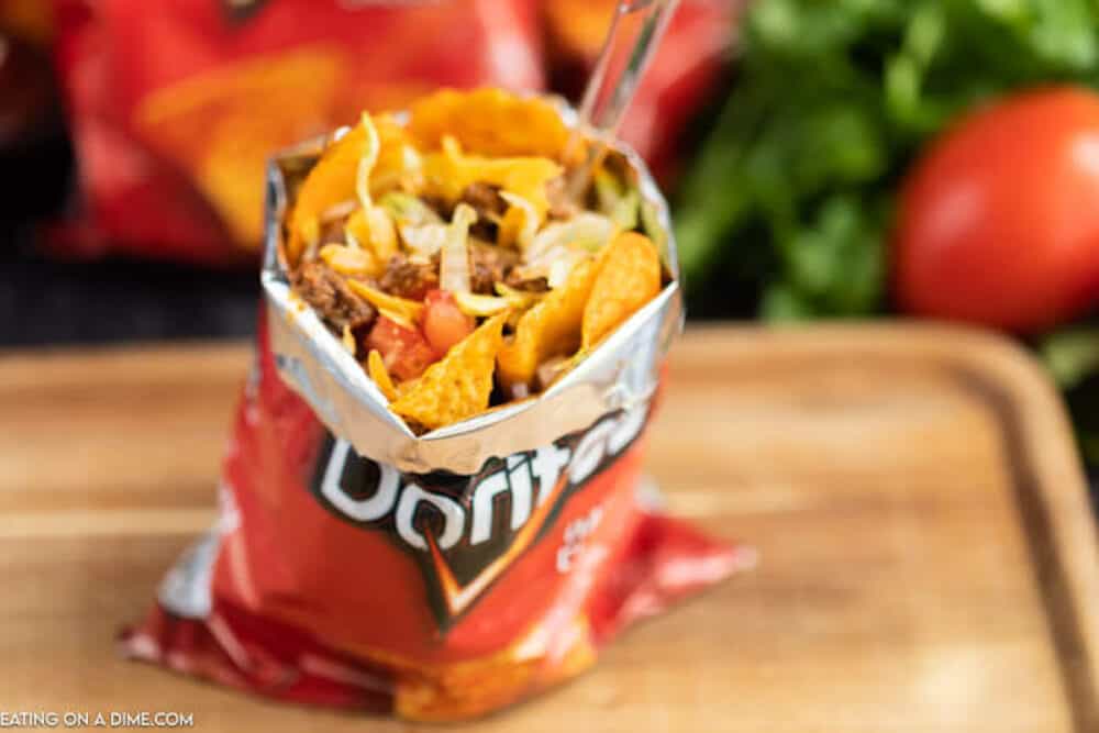 Walking Tacos in a bag.