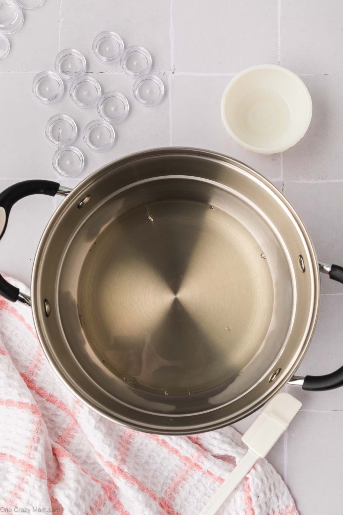 Mixture melted in pot.