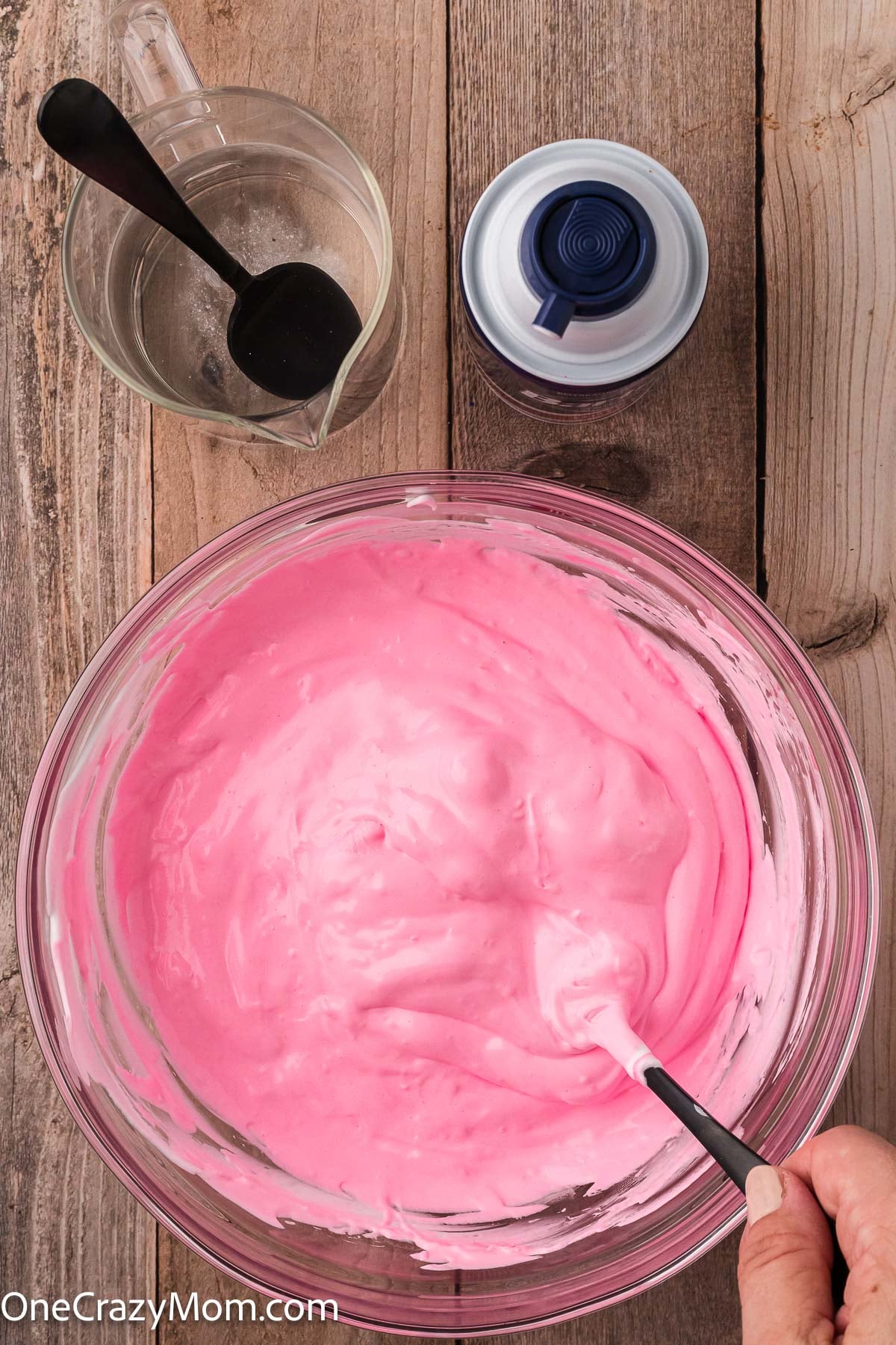 Mixture combined with activator until the desired consistency was achieved.