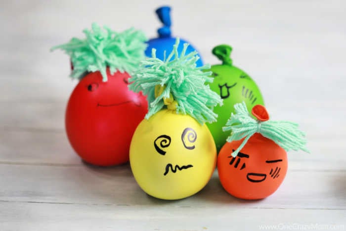 You will love how easy it is to make this DIY Stress Ball. Learn how to make a stress ball that helps to reduce stress and is fun to make. They are so cute! Stress balls grouped together.