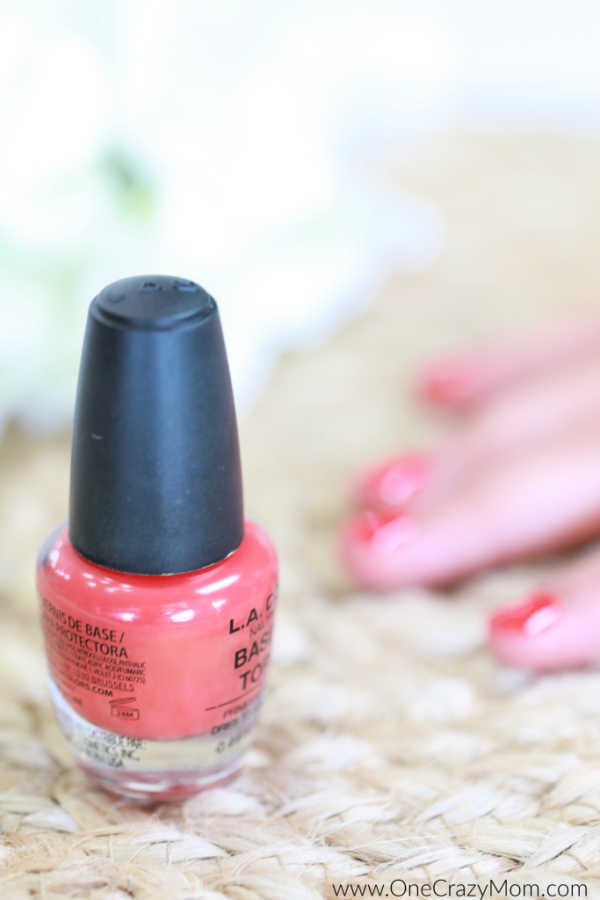 Bottle of color changing nail polish.