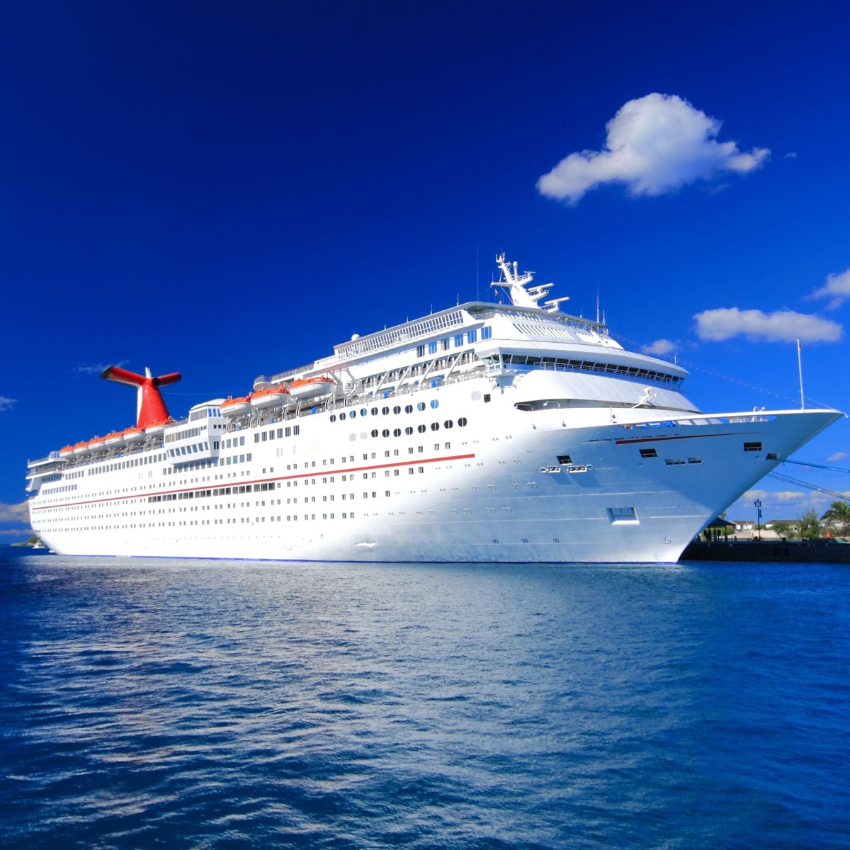 Carnival Cruise Ship at port.