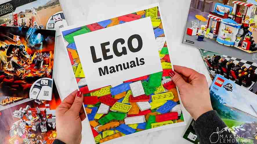 Lego binder with manual.