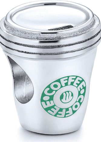 Coffee cup charm.