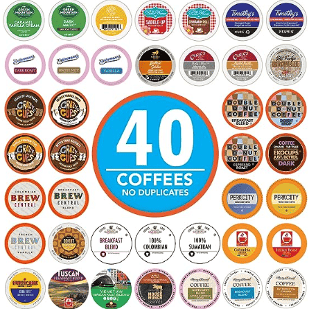 Coffee kcup samplers.