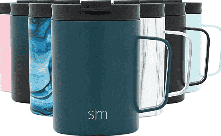 Collection of travel mugs.