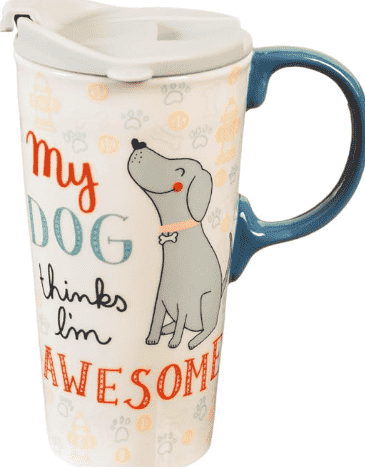 Dog Coffee cup travel mug.