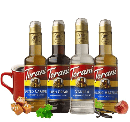 Coffee Syrup side by side.