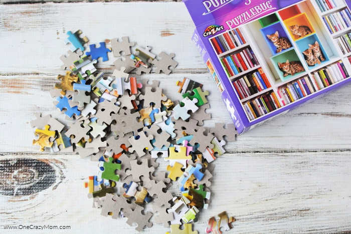 Puzzle pieces ready to use.