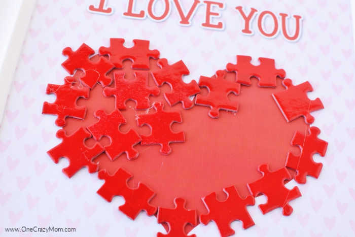 Puzzle pieces continuing to be attached.