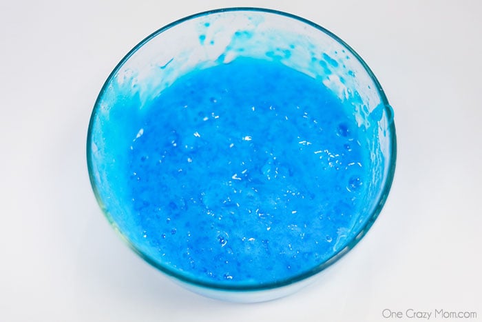 Crunchy Slime combined in a bowl.