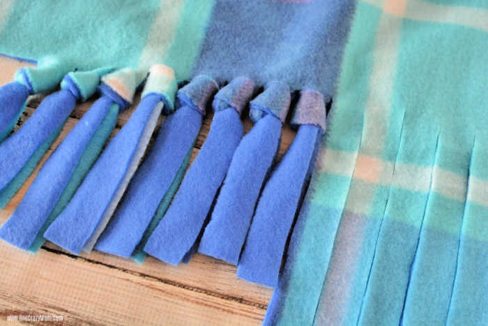Knots in each strip.