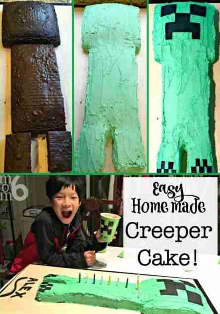 Creeper Cake for party.