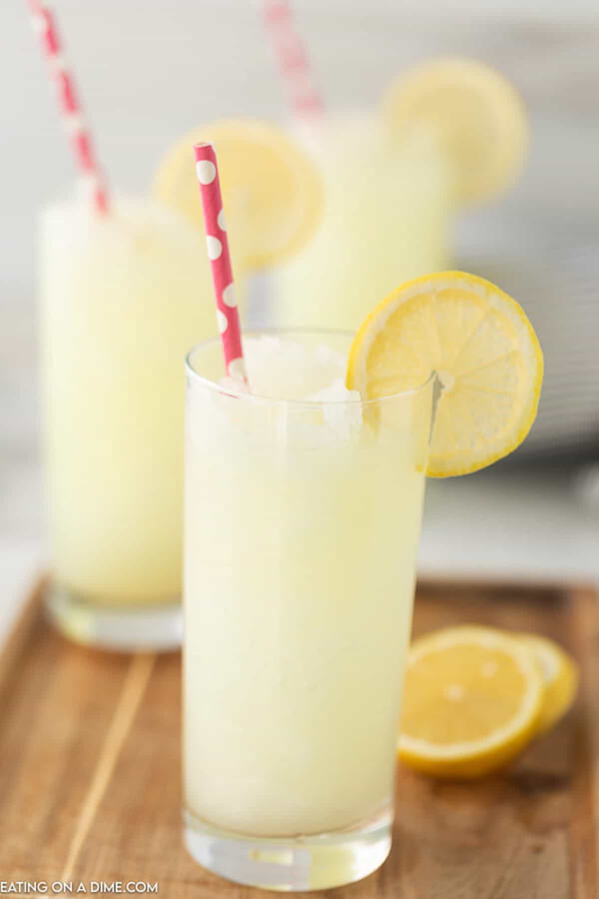 Low Calorie Slush in a glass.